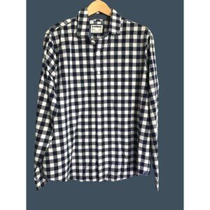 EXPRESS- MENS SLIM SOFT WASH COTTON LONG SLEEVE BUTTON FRONT SHIRT SIZE X-LARGE